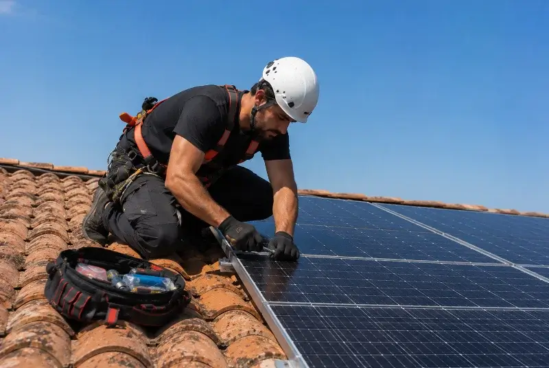 Maintenance et monitoring de panneaux solaires à Angers