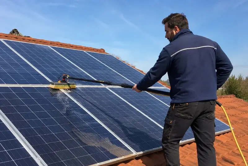 Nettoyage et entretien de panneaux solaires à Angers